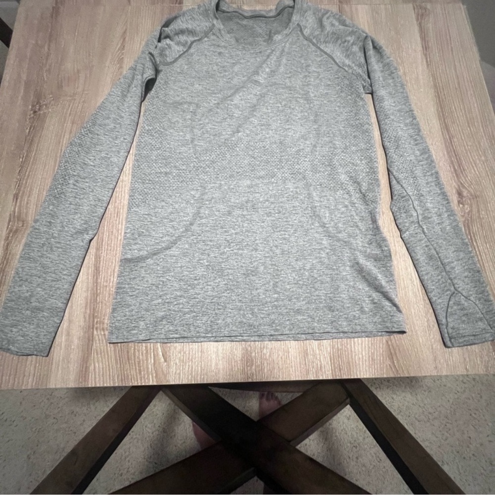 Gray Long Sleeve Shirt
